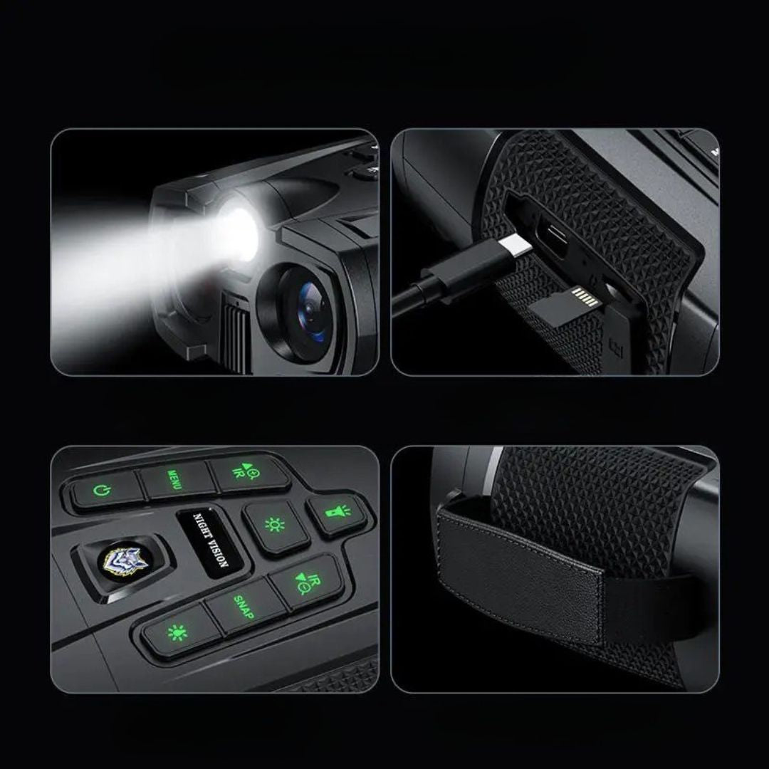 Visore Notturno 4K con Zoom 10x e Torcia